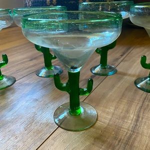 Cactus 🌵 Margarita Glasses!